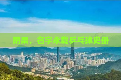 雨果，名字永载乒乓球史册