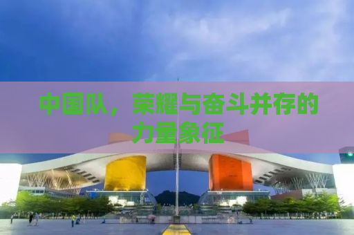 中国队，荣耀与奋斗并存的力量象征