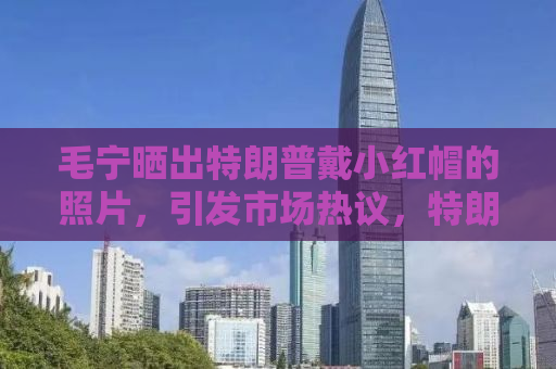 毛宁晒出特朗普戴小红帽的照片，引发市场热议，特朗普效应引发股价飙升，股票涨至77美元！