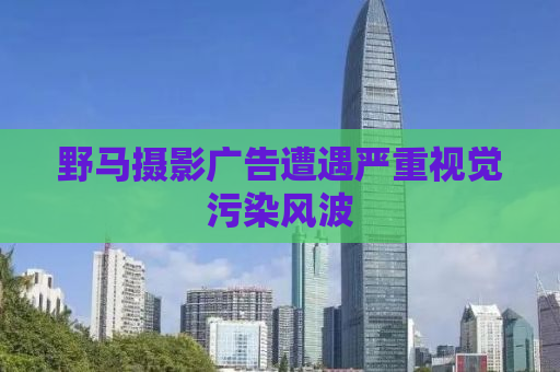 野马摄影广告遭遇严重视觉污染风波