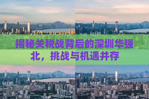 揭秘关税战背后的深圳华强北，挑战与机遇并存