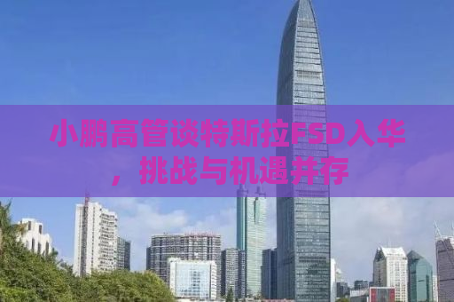 小鹏高管谈特斯拉FSD入华，挑战与机遇并存