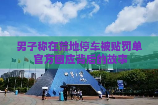 男子称在荒地停车被贴罚单 官方回应背后的故事
