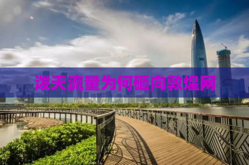 泼天流量为何砸向敦煌网