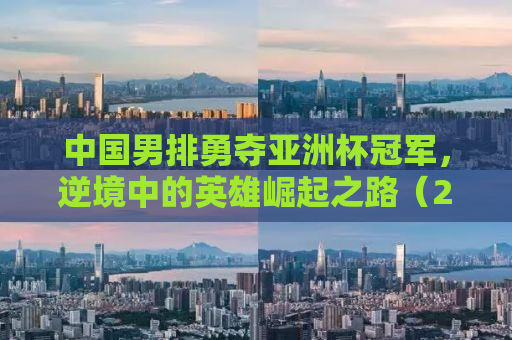 中国男排勇夺亚洲杯冠军，逆境中的英雄崛起之路（2012年）